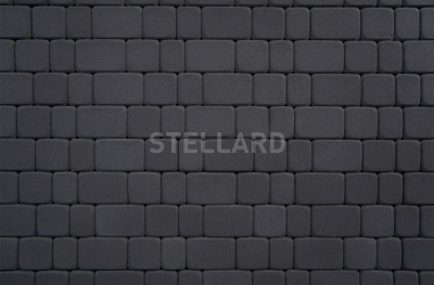 Тротуарная плитка Stellard Старый город Черная 60